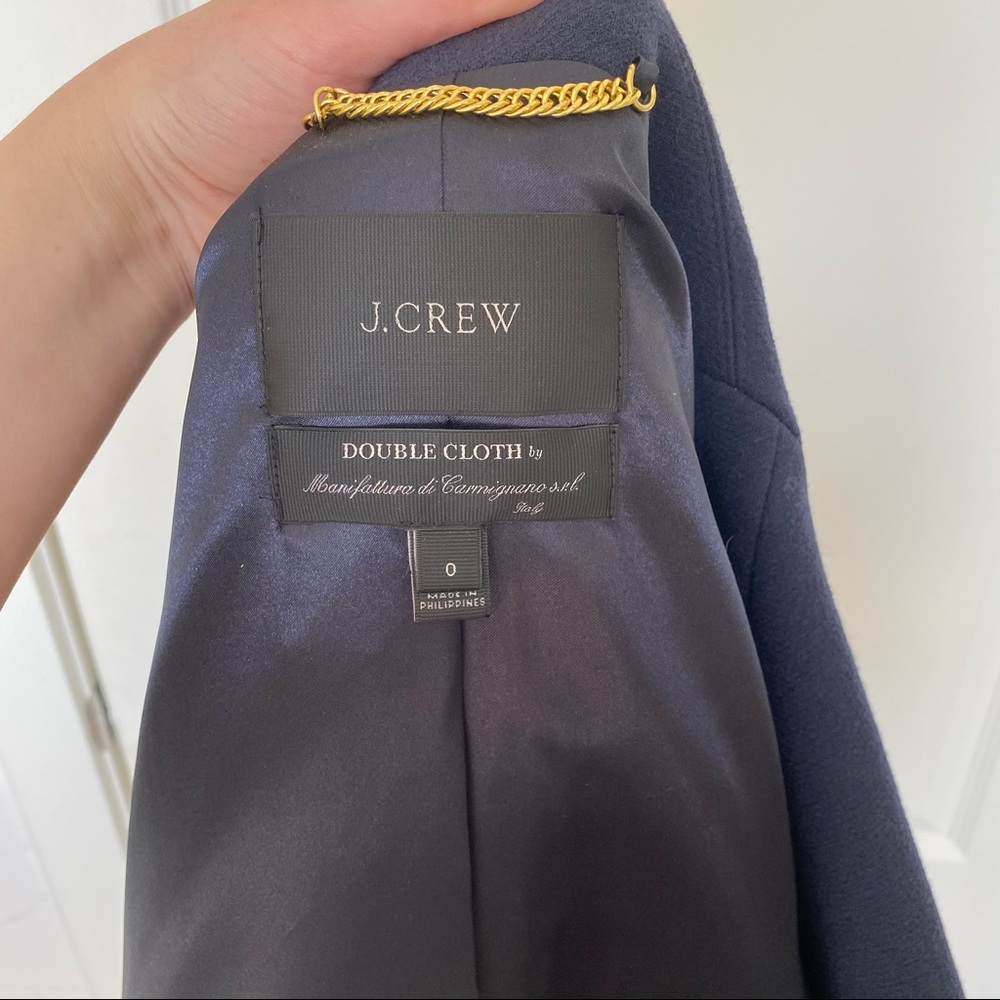 J. Crew double cloth motorcycle jacket EUC - Picture 7 of 8